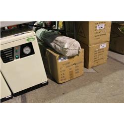 BAG OF BROOM HANDLES & TRUCK TAIL GATE LIGHTS