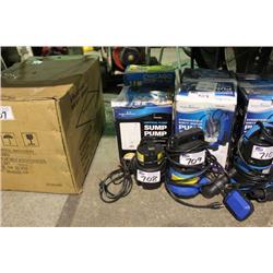 3 ASSORTED SUB PUMPS