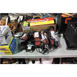 LOT OF SMALL ANGLE GRINDERS