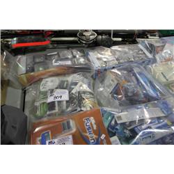 BAG OF GROOMING PRODUCTS & BATTERIES