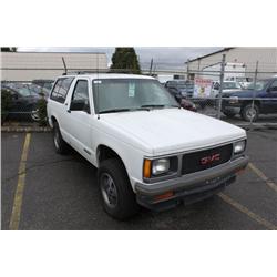 1993 White GMC Jimmy SUV