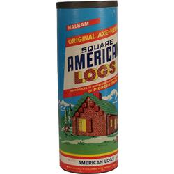 Vintage Halsam Original Axe-Hewn Square American Logs