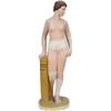 Image 1 : Early Store Countertop Chalkware Corset Figural Display