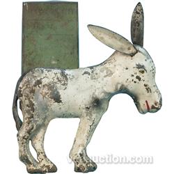 Die-Cut Metal Donkey Figure/Trail Marker Sign