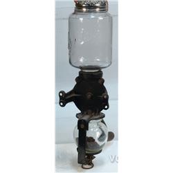 Early Wall Mount Cast-Iron & Embossed Glass Arcade Crys