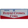 Image 1 : Drink Royal Crown Cola Self-Framed Embossed Tin Sign