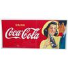 Image 1 : Large Drink Coca Cola Tin Sign