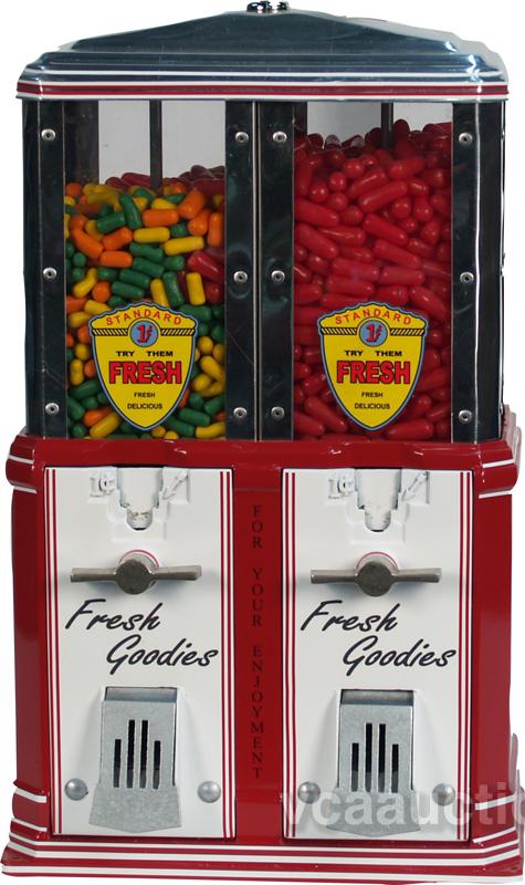 1 Cent Countertop Double Standard Bulk Vending Machine