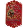 Image 1 : Anheuser Busch Inc. St. Louis Die-Cut Embossed Tin Sign