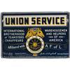 Image 1 : "Union Service" Tin Sign