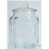 Image 1 : Large Store Countertop Planters Peanuts Embossed Glass