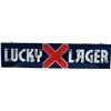 Image 2 : "Lucky X Lager" Porcelain & Neon Can Sign
