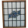 Image 1 : "SELZ" Shoes Stained Glass Panel In Wood Frame