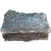 Image 1 : Countertop Embossed Metal Art Nouveau Cigar Humidor Box