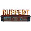 Image 1 : "RUPPERT" Neon Box Sign "Beer Hotel 12 Ounce Size