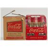 Image 1 : Vintage Coca Cola Cardboard 6 Pack Bottles c1939