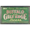 Image 1 : Buffalo And Gilt Edge Beers Reverse Glass Light-Up Sign