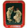 Image 1 : Vintage Drink Coca Cola Tin Serving Tray 1926