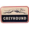 Image 1 : "Greyhound" Double Sided Bus Station Tin Sign