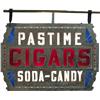 Image 1 : Early Large Metal Outdoor "Pastime Cigars, Soda - Candy