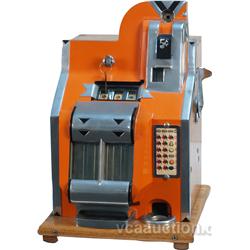 5 Cent Mills Q.T. "V or Triangle" Double Jackpot Slot M