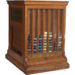 Store Countertop J.&P. Coats' Spool Cotton No. 50 Oak