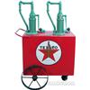 Image 1 : Early Texaco Gas Station Moveable Oil Pump Cart