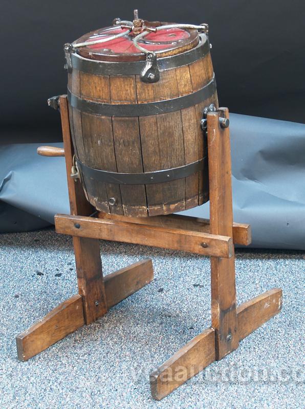 Antique Wooden HandCrank Butter Churn