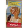Image 1 : Large Drink Coca Cola Cardboard Advertisement Sign c195