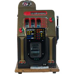 25 Cent Mills Half-Top Golden Falls Jackpot Slot Machin