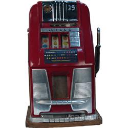 25 Cent Mills Hi-Top Special Award 7-7-7 Jackpot Slot M