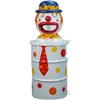 Image 1 : Metal Floor Model Game-Time Clown Figure Trash Can
