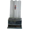 Image 1 : 1 Cent Countertop Cast-Iron Triple Glass Tube Mint Vend
