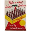 Image 1 : Coca Cola Bottles Tin Sign