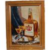 Image 1 : B.P.R. Whiskey Self-Framed Tin Sign