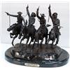 Image 1 : "Coming Thru The Rye" Frederic Remington Cowboy Figurin