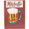 Image 1 : "Mitchell's Premium Beer" Hand-Painted Cardboard Sign