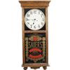 Image 1 : Wooden Wall Mount "Sauer's Flavoring Extracts" Clock
