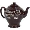 Image 1 : Large Embossed Ceramic "Banquet Tea - A Wonderful Flavo
