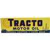 Image 1 : Tracto Motor Oil Self-Framed Embossed Tin Sign