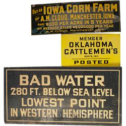 Lot Of 3 Signs: