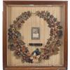 Image 1 : Victorian Shadow Box Memorial w/ Photo & Hair Ringlet