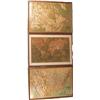 Image 1 : Lot Of 3 Relief Maps In Matching Wood Frames: