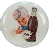 Image 1 : Coca Cola "Sprite" Boy White Tin Button Sign
