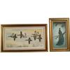Image 1 : Lot Of 2 Bird Prints In Frames: