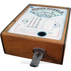 Coin-Op Countertop "Wagon Wheels" Skill Game Trade Stim