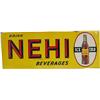 Image 1 : Drink NEHI Beverages Embossed Tin Sign