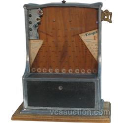 Early 1 Cent Countertop "The Target" Penny Drop Trade S