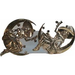 Lot Of 2:  Pair Of Brass Wall Mount Miller Brewing Co.