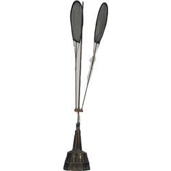 Early Countertop Cast-Iron Wind-Up "Shoo Fly" Machine